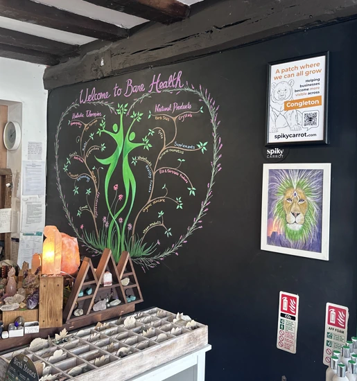 People discovering an independent local business